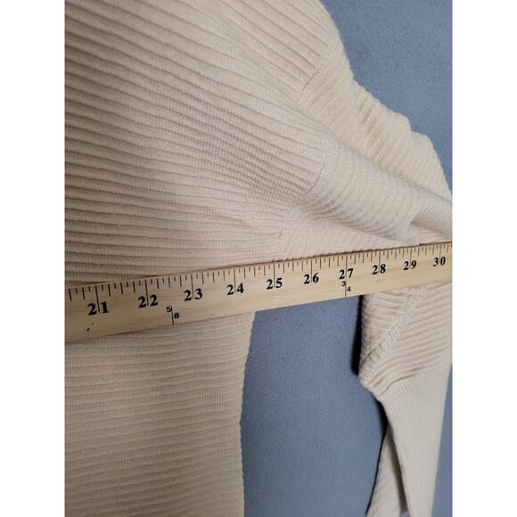 Womens Waffle Knit Sweatshirt Casual Loose Long Sleeve Henley Button V Neck XL - Picture 8 of 10